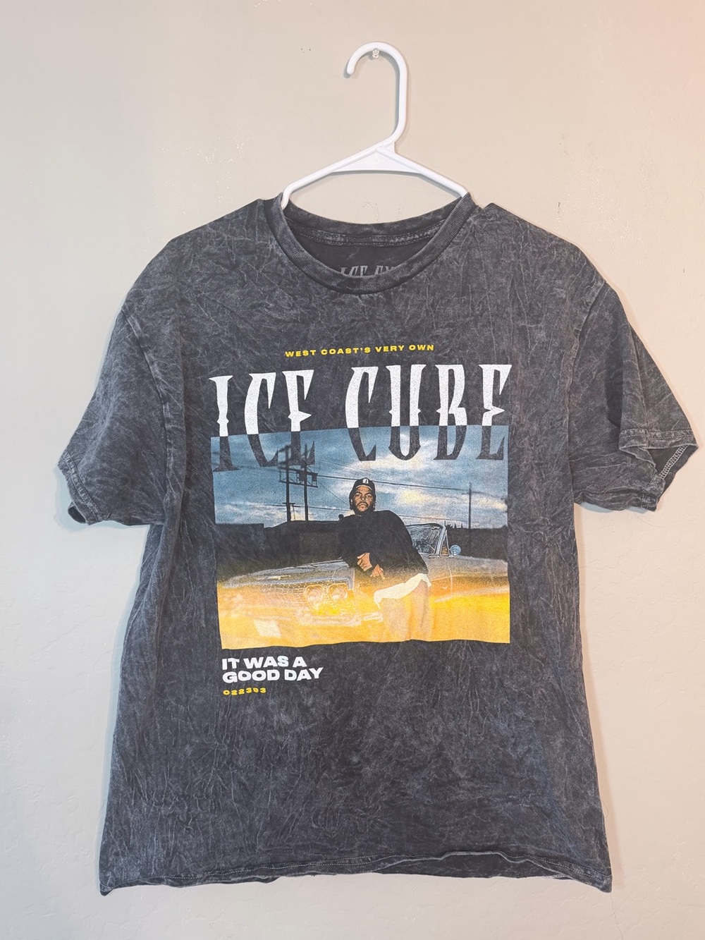 Ice Cube Graphic Tee - Black Mineral Wash